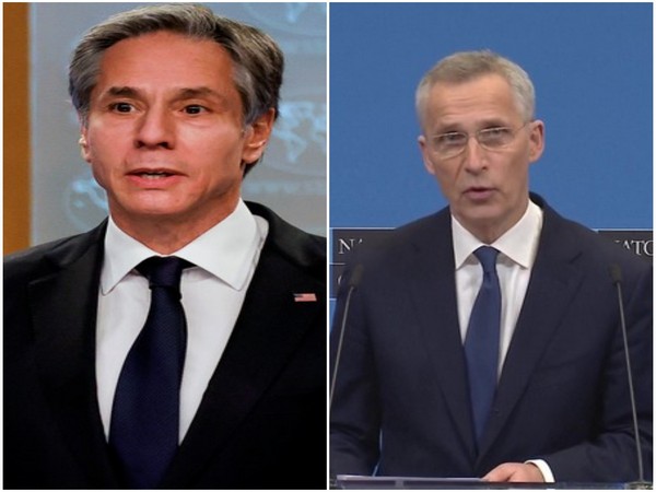 US State Secretary Antony Blinken and NATO Secretary-General Jens Stoltenberg (File Image)