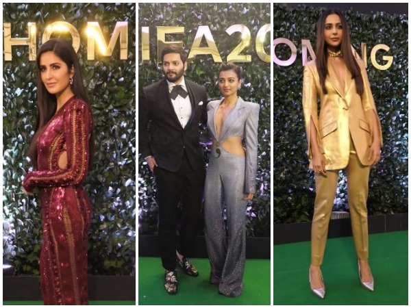 Katrina Kaif, Radhika Apte, Ali Fazal, Rakul Preet Singh attending IIFA Rocks in Mumbai, Image Courtesy: Twitter