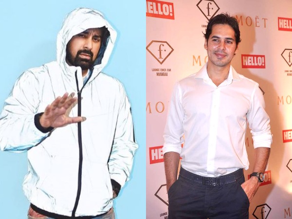 Television personality Rannvijay Singha and actor Dino Morea 