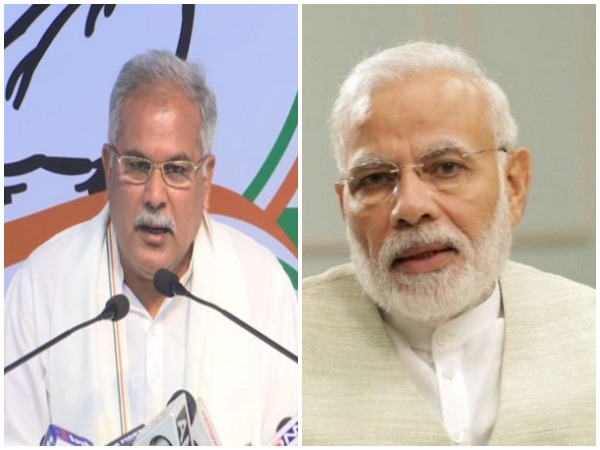 Chief Minister of Chhattisgarh Bhupesh Baghel and Prime Minister Narendra Modi. (File photos)