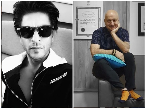 Shah Rukh Khan and Anupam Kher (Image courtesy: Instagram)