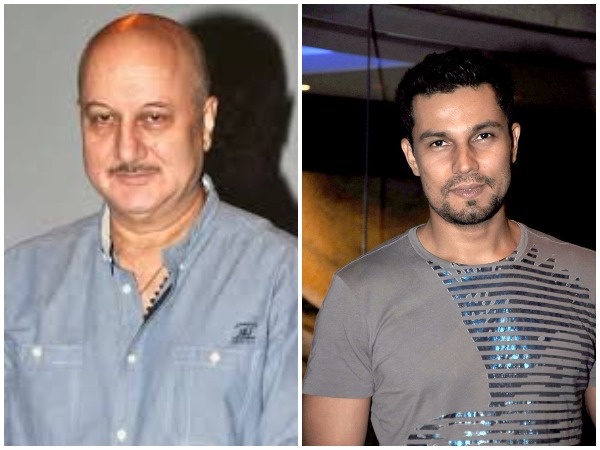 Anupam Kher, Randeep Hooda