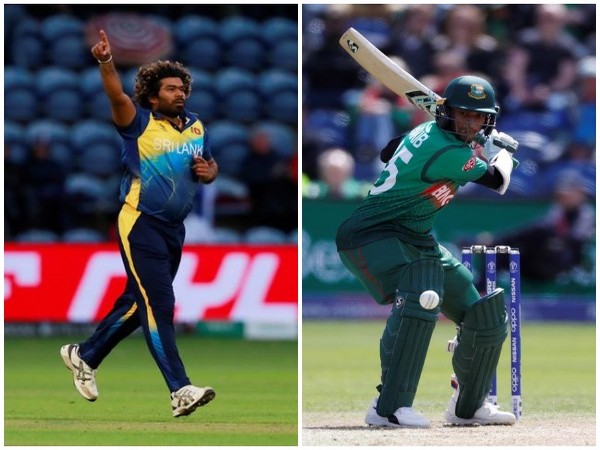 Lasith Malinga (L), Shakib Al Hasan (R)