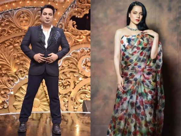 Director choreographer Ahmed Khan and actor Kangana Ranaut 