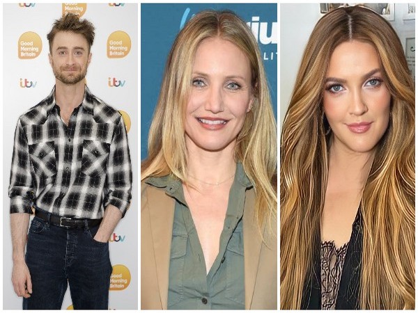 Daniel Radcliffe, Cameron Diaz, Drew Barrymore (Image source:Twitter)