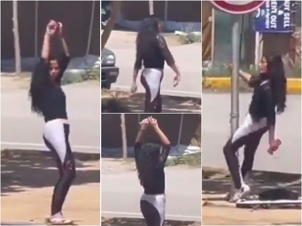 The dancing girl (Image source: Twitter)