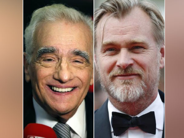 Filmmakers Martin Scorsese, Christopher Nolan