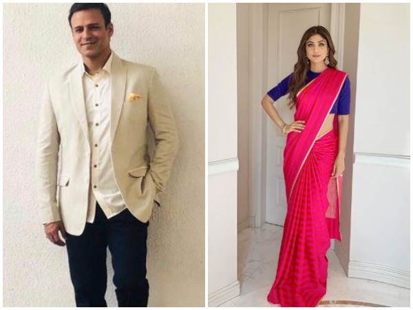 Vivek Oberoi and Shilpa Shetty, image courtesy: Instagram 