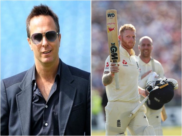Michael Vaughan (L) and Ben Stokes (R)