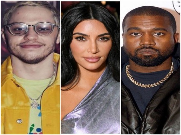Pete Davidson, Kim Kardashian, Kanye West (Image Source: Instagram)