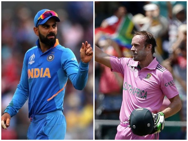 Virat Kohli (L) and AB de Villiers (R)