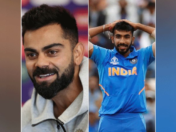 Indian skipper Virat Kohli and pacer Jasprit Bumrah