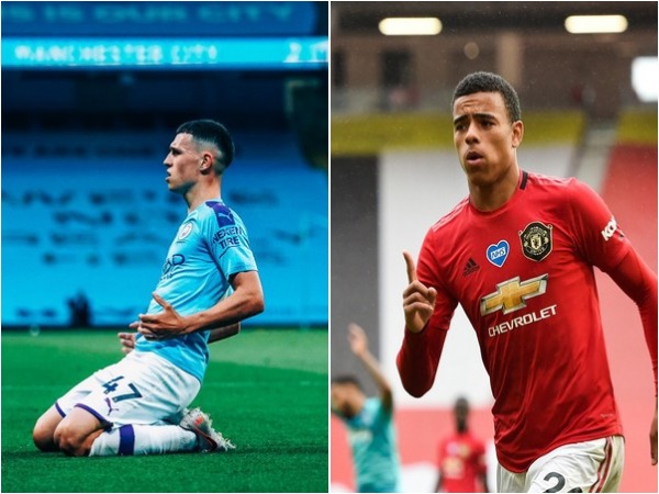 Phil Foden (L) and Mason Greenwood (R)