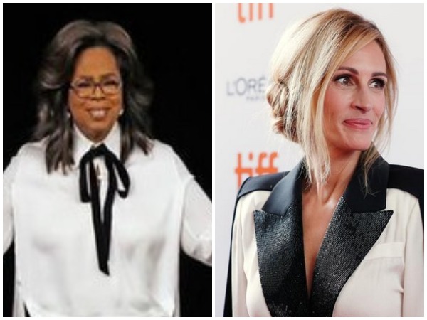 Oprah Winfrey and Julia Roberts