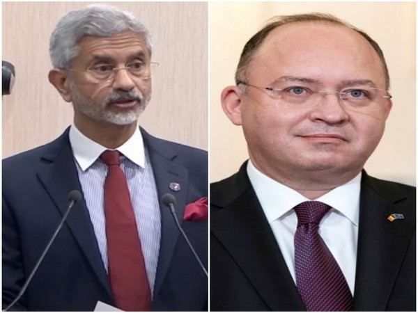 EAM Jaishankar talks with Romanian FM Bogdan Aurescu (File Image)