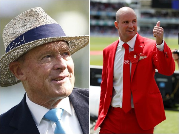 Geoffrey Boycott (L) and Andrew Strauss (R) 