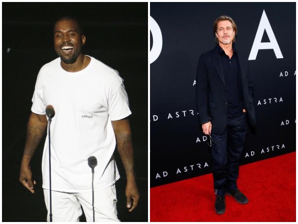 Kanye West and Brad Pitt 