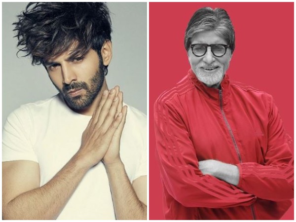 Kartik Aaryan and Amitabh Bachchan