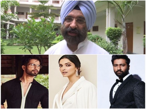 Shiromani Akali Dal Manjinder Singh Sirsa, Shahid Kapoor, Deepika Padukone and Vicky Kaushal, Image courtesy: Instagram