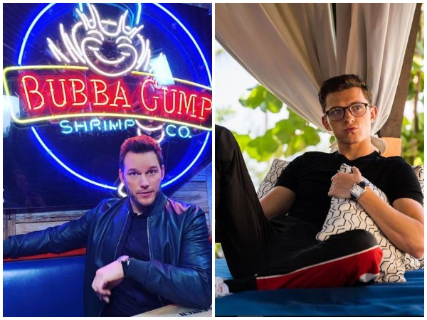 Chris Pratt and Tom Holland (Image courtesy; Instagram)