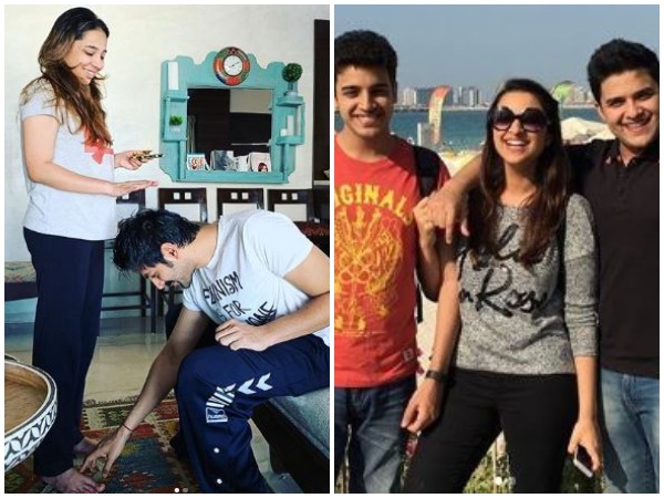 Kartik Aaryan and Parineeti Chopra along with with siblings (Picture courtesy: Instagram)