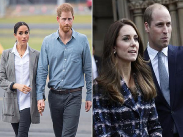 Meghan Markle, Prince Harry, Kate Middleton and Prince William
