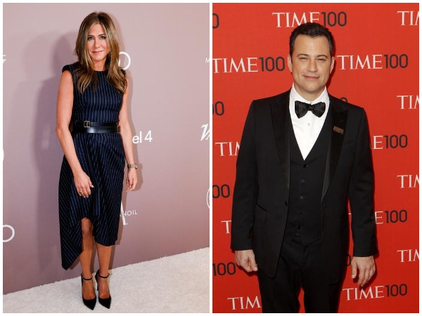 Jennifer Aniston and Jimmy Kimmel