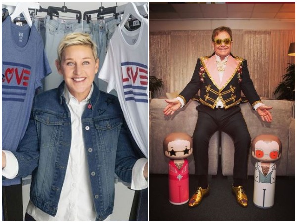  Ellen DeGeneres and John Elton (Image courtesy: Instagram)