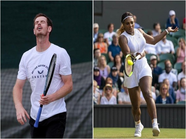 Andy Murray (L) and Serena Williams (R)