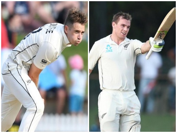 Tim Southee (L) and Tom Latham (R) 