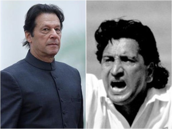 Imran Khan (L) and Abdul Qadir (R)