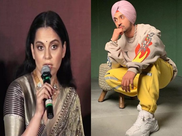 Actor Kangana Ranaut, Singer-actor Diljit Dosanjh (Image Source: ANI/ Instagram)
