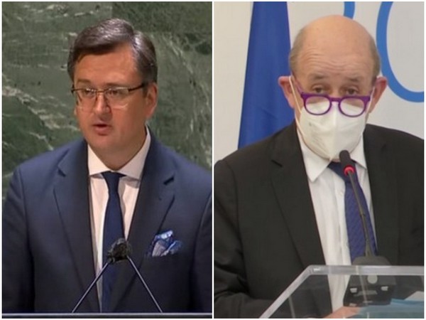 Ukraine Foreign Minister Dmytro Kuleba on Saturday spoke with the Foreign Minister of France Jean-Yves Le Drian (File Image)