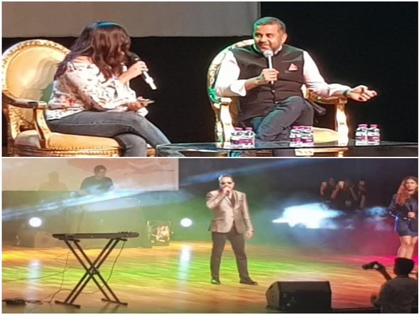 Chetan Bhagat and Mika Singh