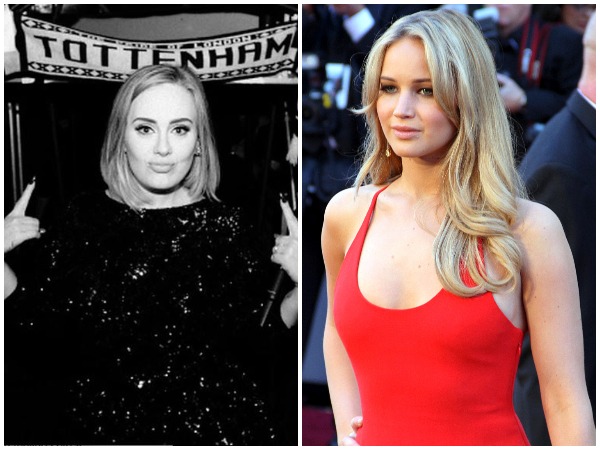 Adele and Jennifer Lawrence (Image courtesy: Instagram)