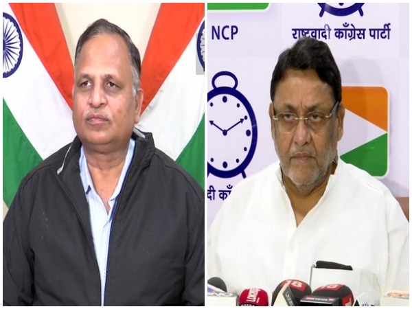 Maharastra Minister Nawab Malik, Delhi Health Minister Satyendar Jain (File photo)