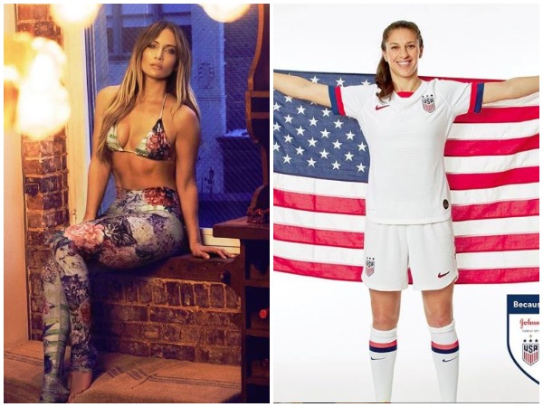 Jennifer Lopez and Carli Lloyd (Image courtesy: Instagram)