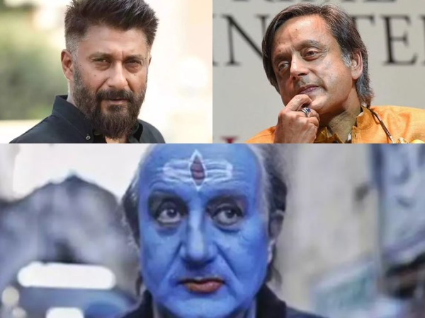 Vivek Agnihotri, Shashi Tharoor, Anupam Kher (Image source: Instagram)