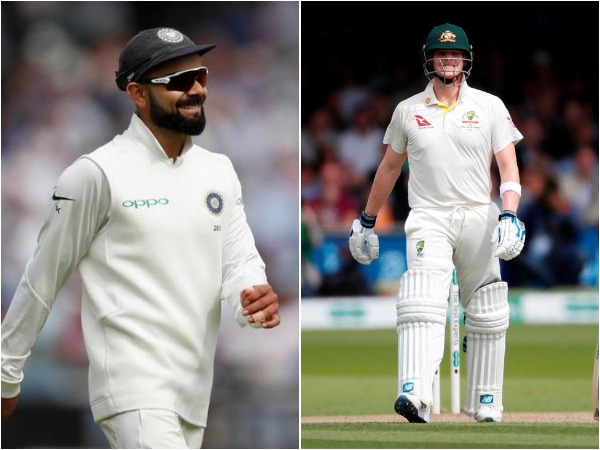 Virat Kohli (L) and Steve Smith (R)