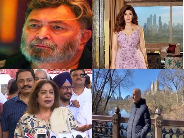 Actors Rishi Kapoor, Raveena Tandon, Kirron Kher and Anupam Kher (file and Instagram)