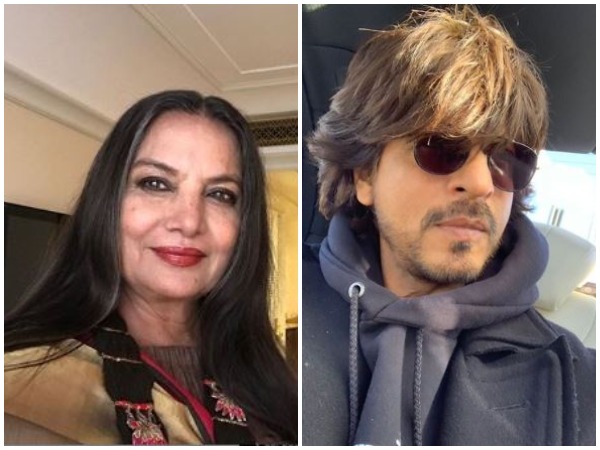 Shabana Azmi and Shah Rukh Khan (Image Courtesy: Twitter)