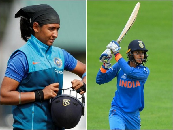 Harmanpreet Kaur (L) and Smriti Mandhana (R)