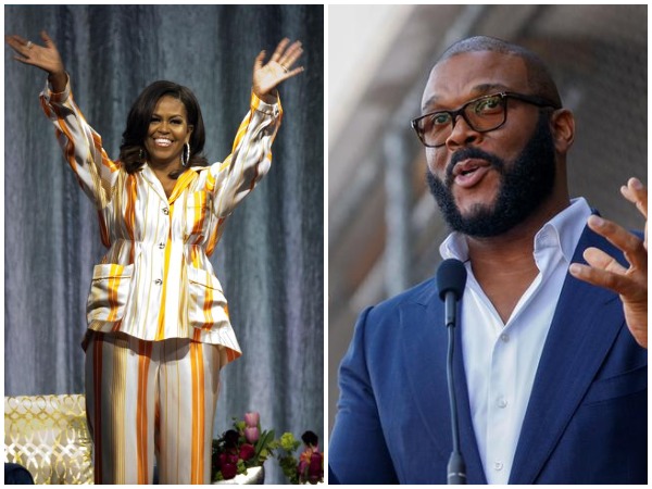Michelle Obama and Tyler Perry
