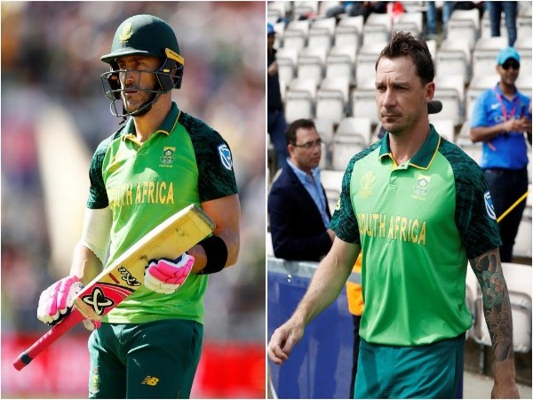 Faf du Plessis (L) and Dale Steyn (R)