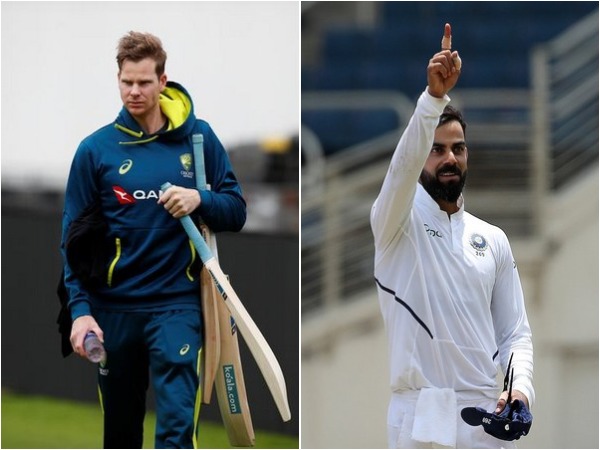Steve Smith (L) and Virat Kohli (R) 