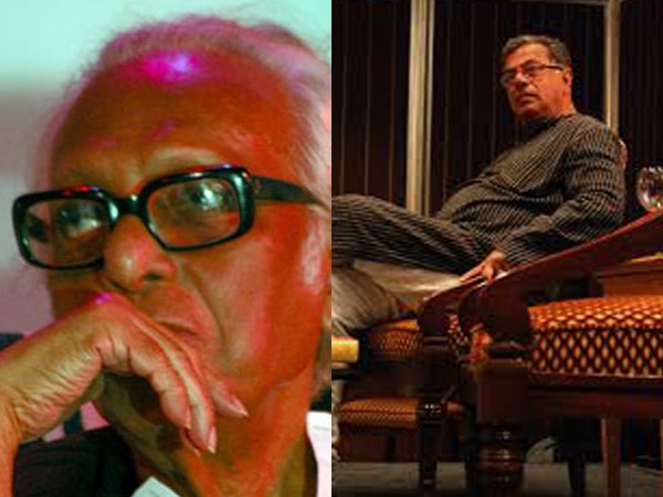 Late Indian filmmakers Mrinal Sen and Girish Karnad 