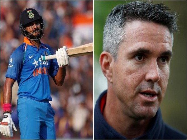 Yuvraj Singh (L) and Kevin Pietersen (R)