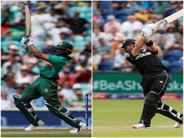 Shakib Al Hasan (L) and Martin Guptill (R)