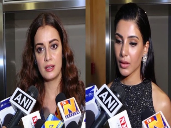 Dia Mirza and Telugu actor Samantha Akkineni
