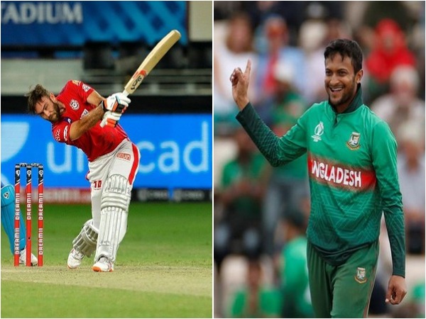Glenn Maxwell (L) and Shakib Al Hasan (R) (Photo/ iplt20.com)  